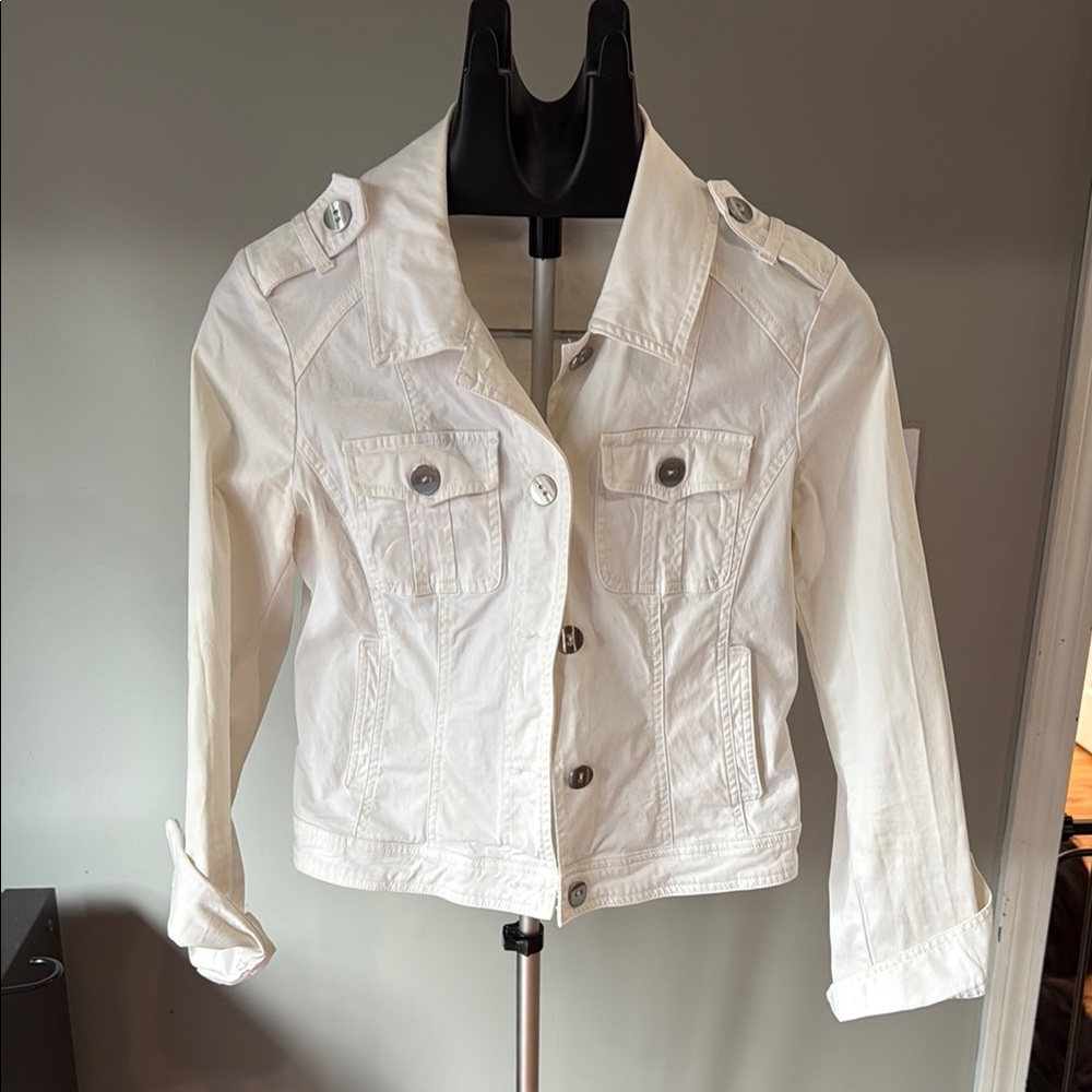 Women's White Jacket- White House Black Market
